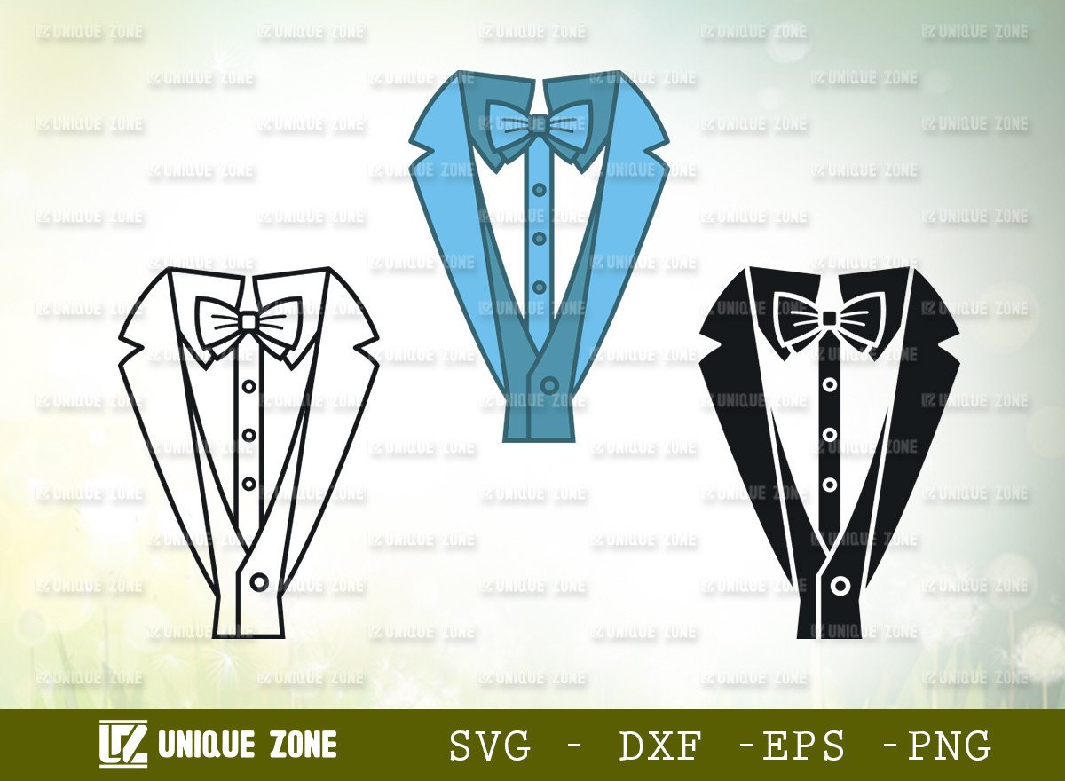 Tuxedo SVG Cut File, Man Coat Svg Graphic by Unique Zone · Creative Fabrica