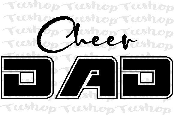 Cheer Dad SVG Graphic by TEESHOP · Creative Fabrica