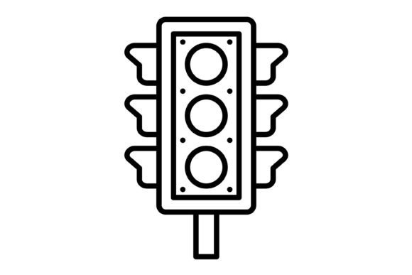 traffic light outline