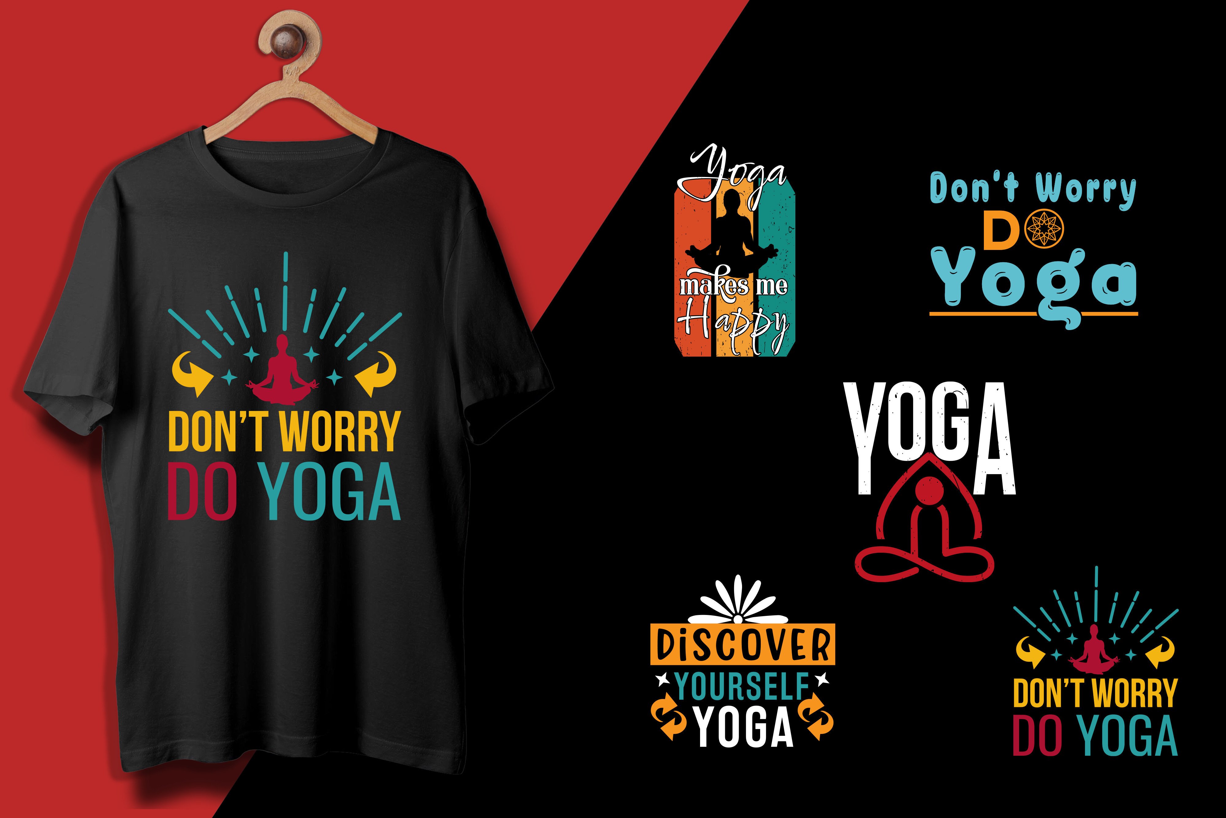 Yoga T-Shirt Design. Graphic by Unique T-Shirt Design · Creative Fabrica