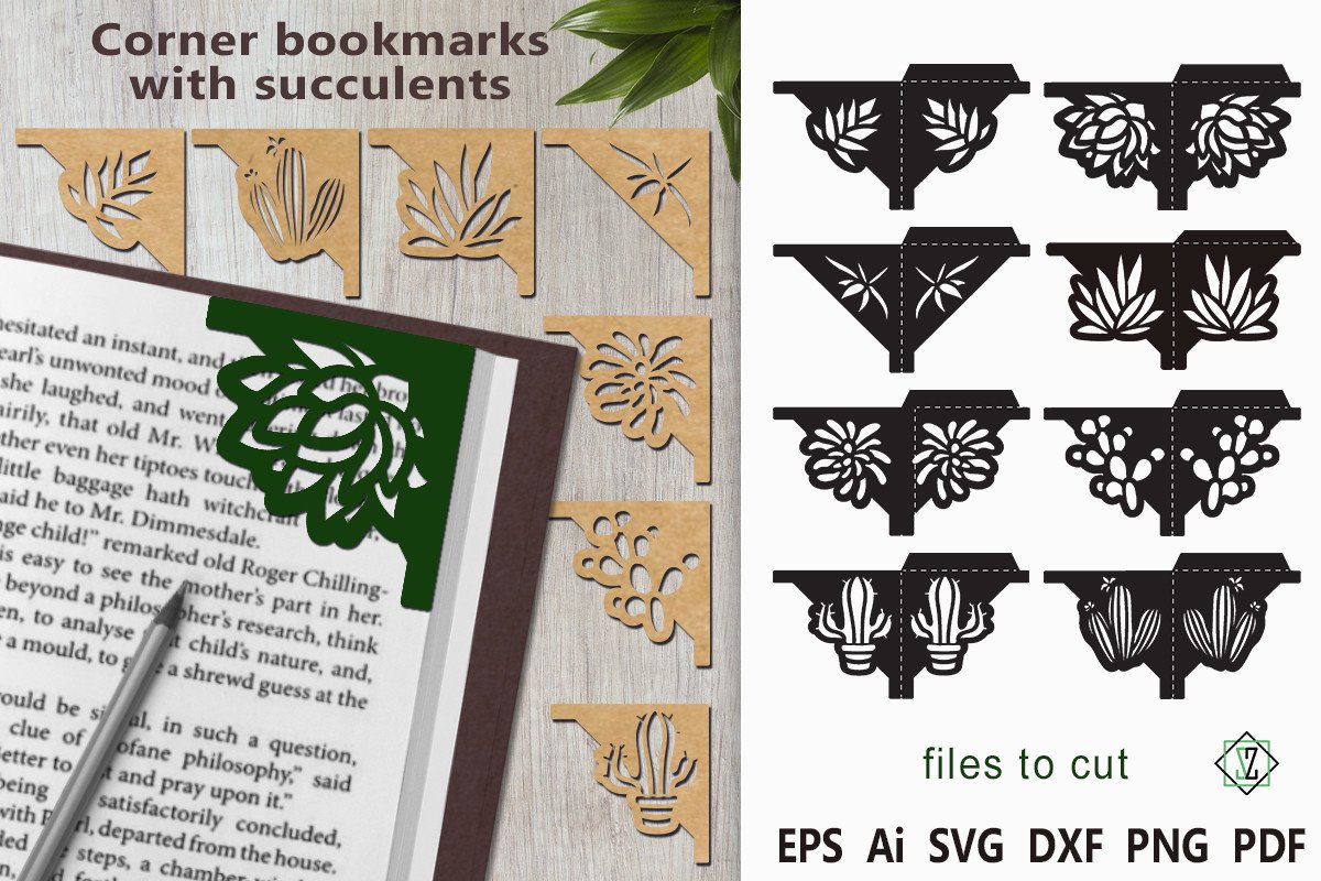 Easy Paper Bookmarks (free svg & pdf file) - Scattered Thoughts of