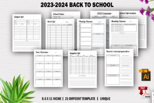 2023-24 Academic Planner, Student Agenda, Calendar 8.5x11