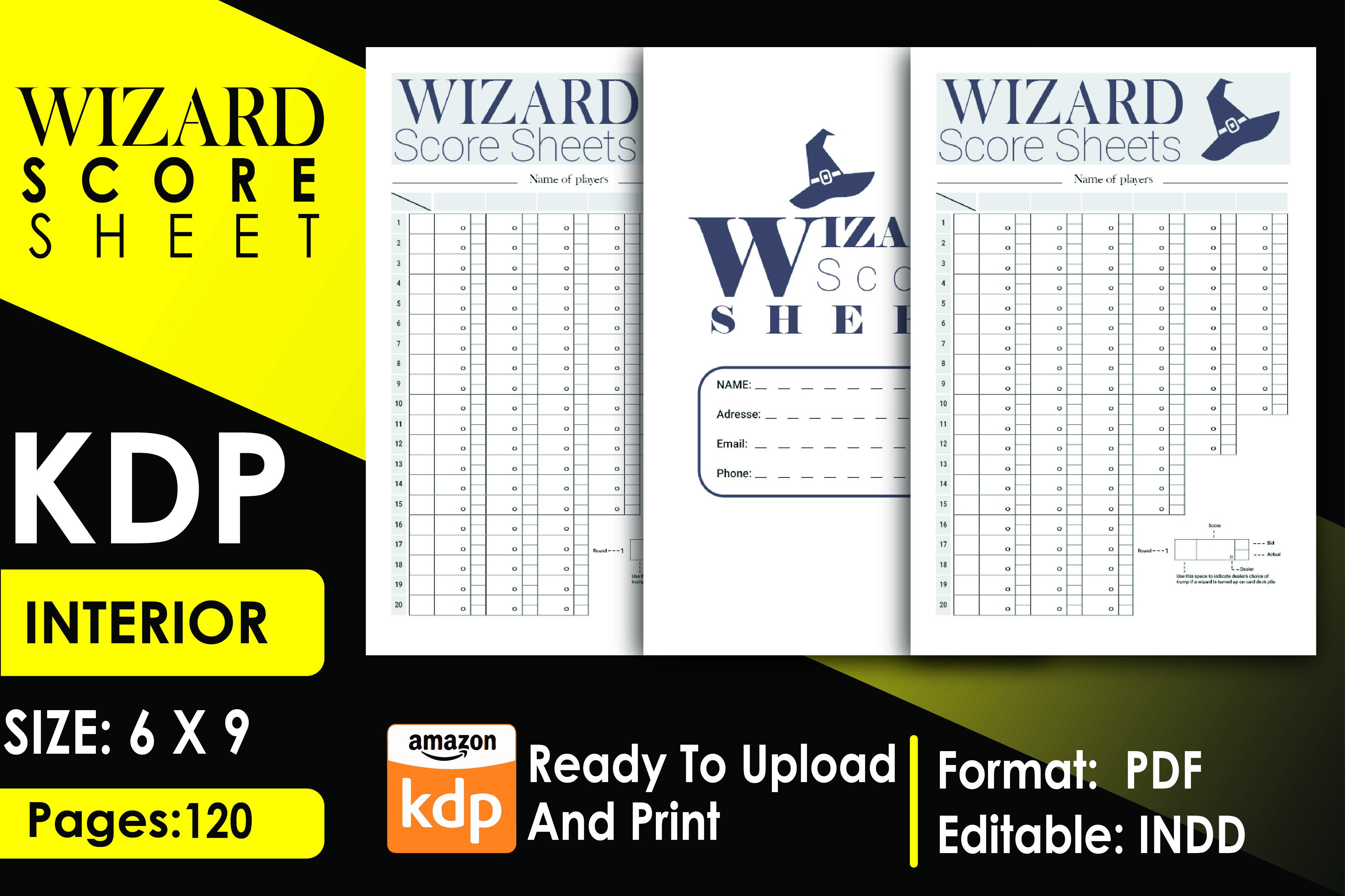wizard-score-sheets-grafik-von-youcef-rz-creative-fabrica