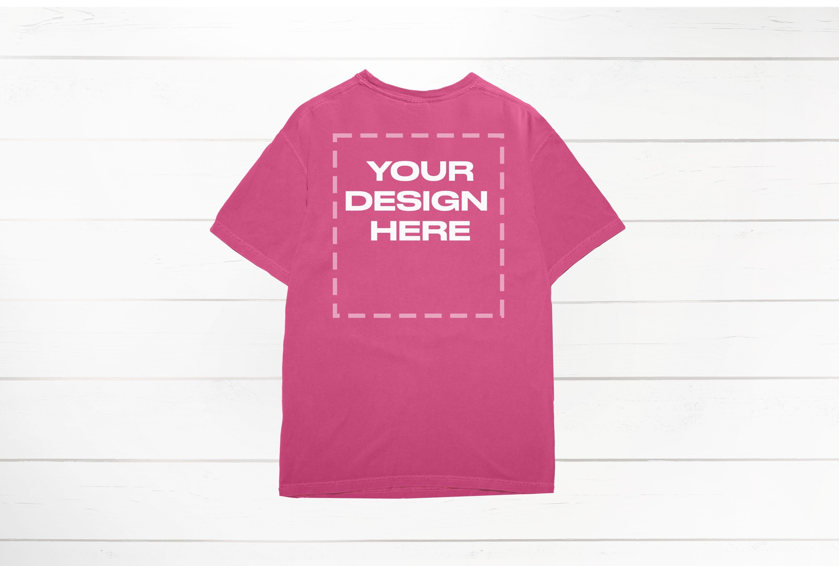 Crunchberry Comfort Colors Mockup Back Graphic by CreativSupply ...