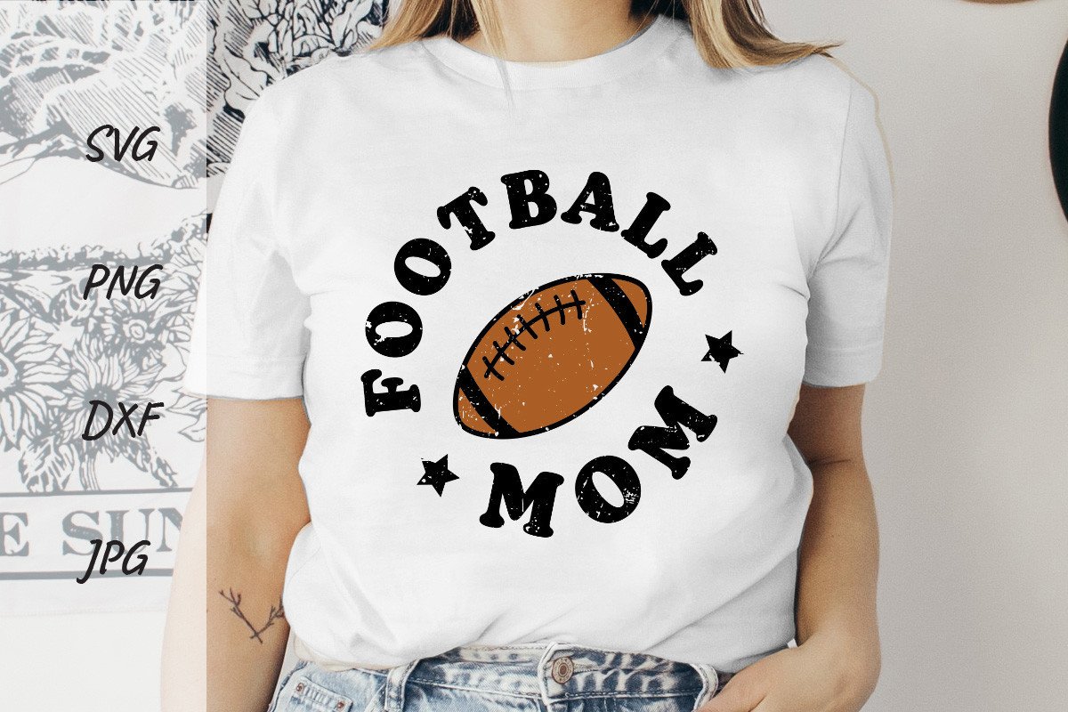 FootBall Mom Sublimation , Svg Graphic by DSIGNS · Creative Fabrica
