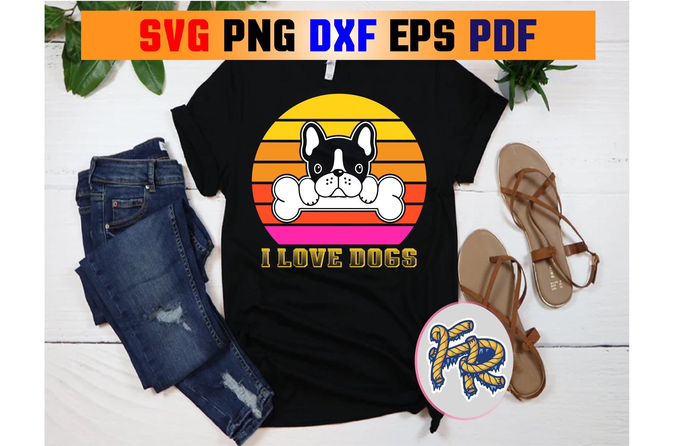 I Love Dogs T Shirt Design Graphic by Bismillah T Shirt Design Shop ...