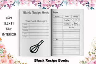 Blank Recipe Book Graphic by Zing Zang · Creative Fabrica