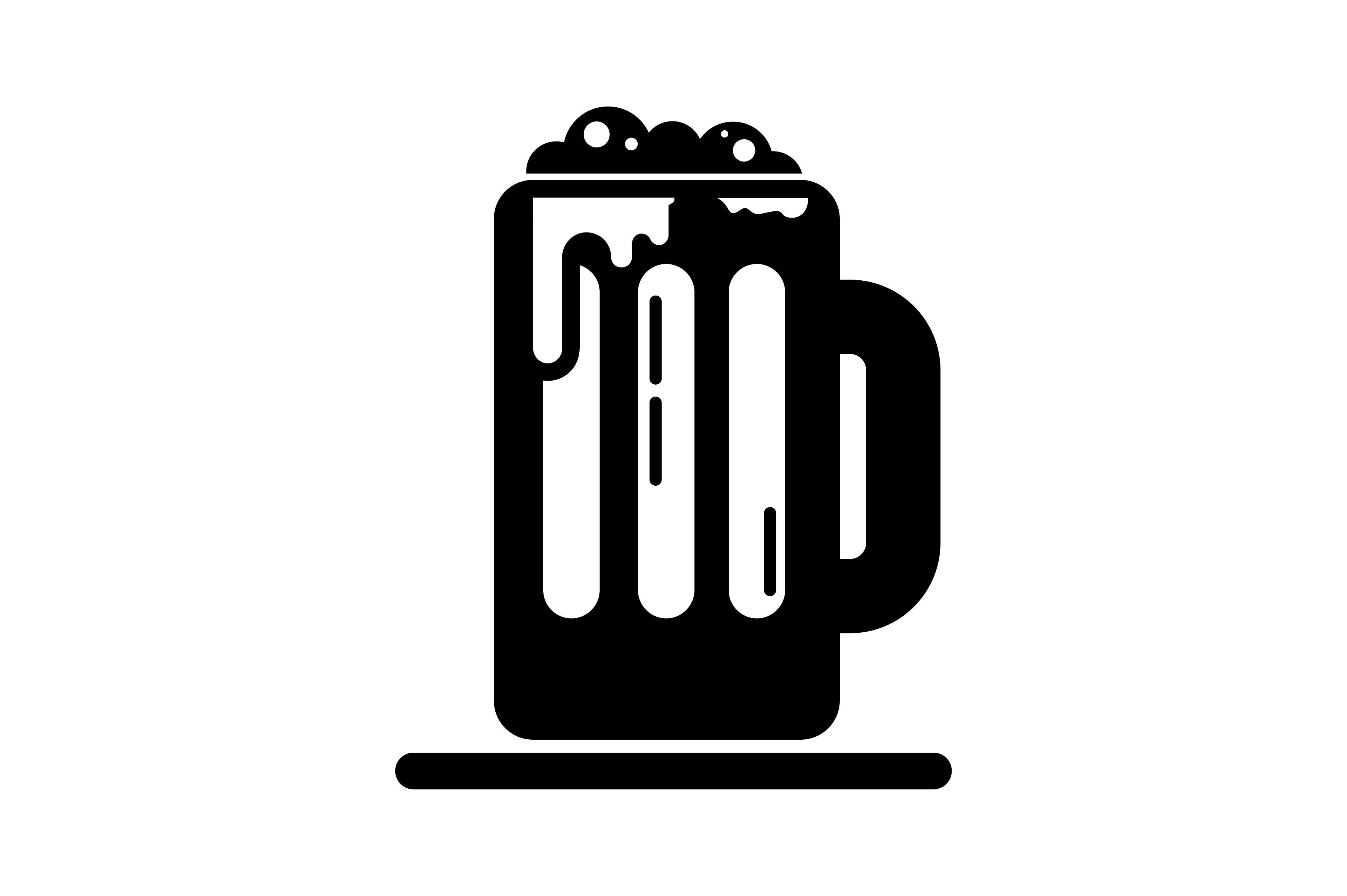 Summer Icon Silhouette a Glass of Beer Graphic by destawastudio1 ...