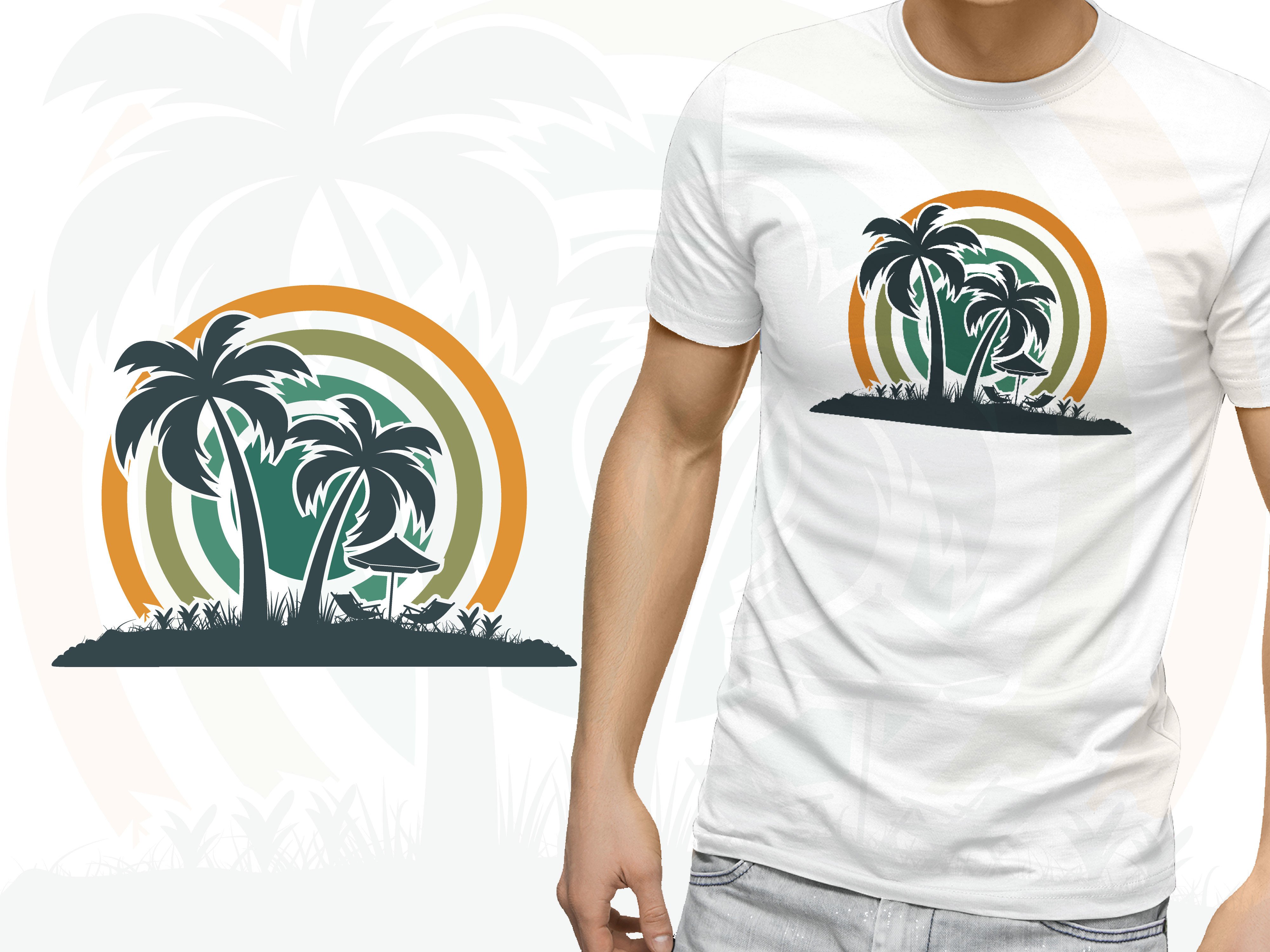Summer T Shirt Design, Summer Paradise Graphic by BRBgraphix · Creative ...