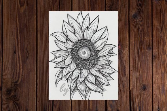 Spirograph collage sunflower Art Board Print for Sale by