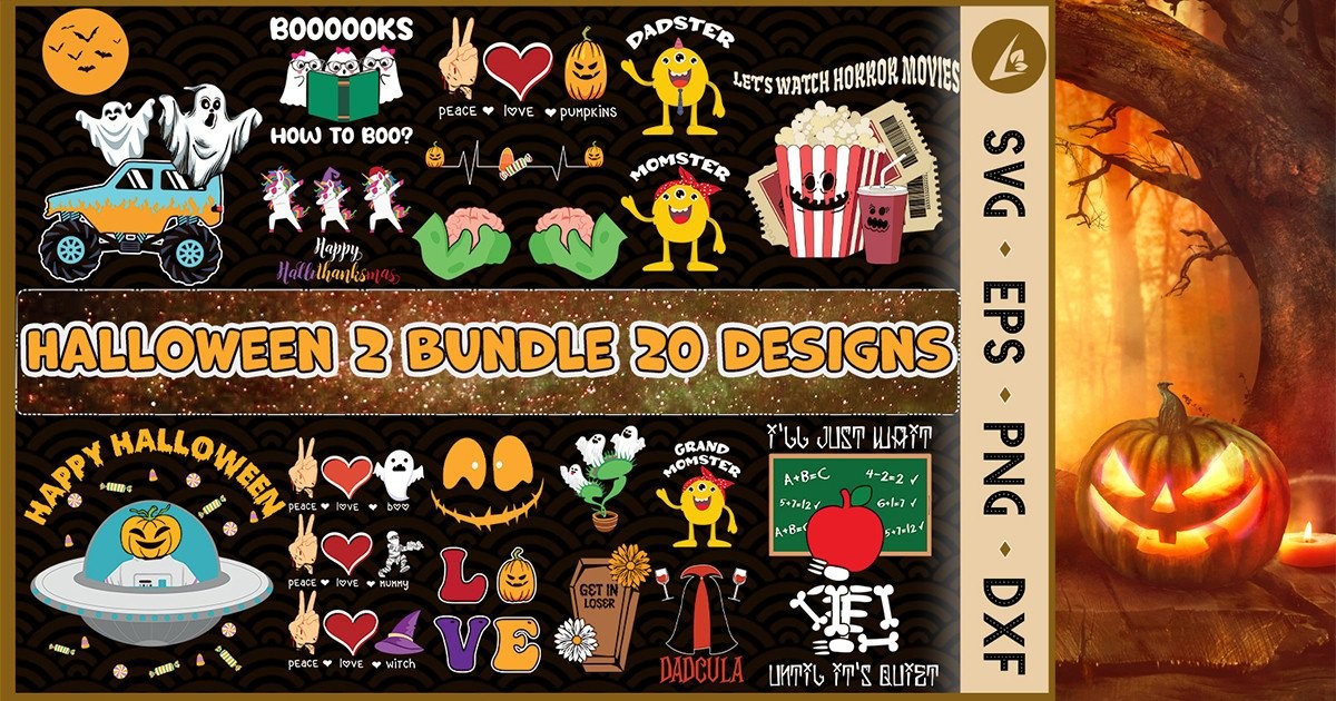 Halloween SVG Bundle 2 Bundle · Creative Fabrica