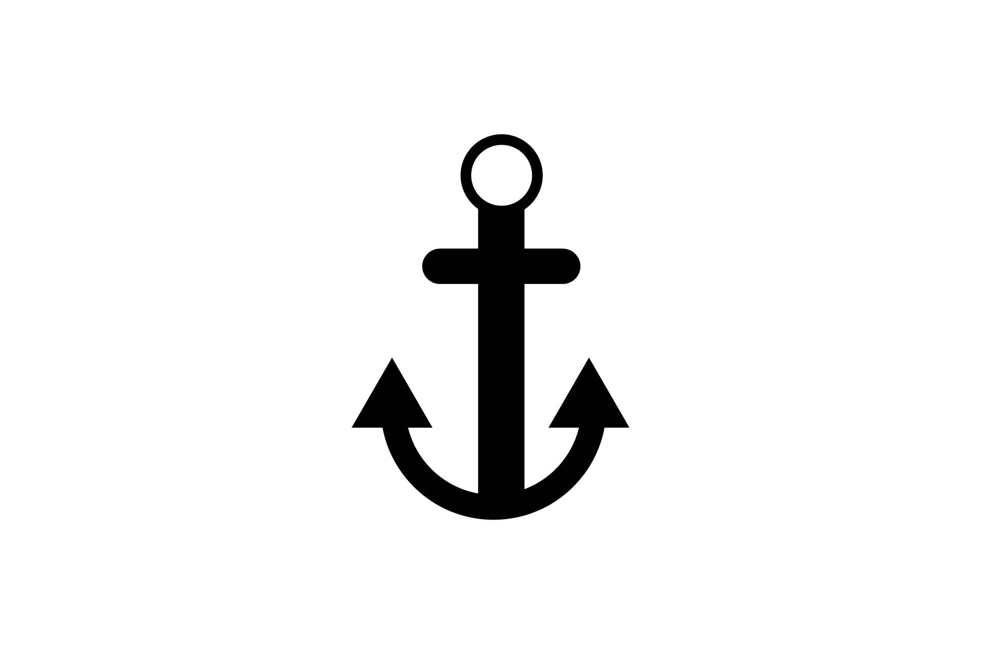 Black Ship Anchor Graphic by daisy things · Creative Fabrica