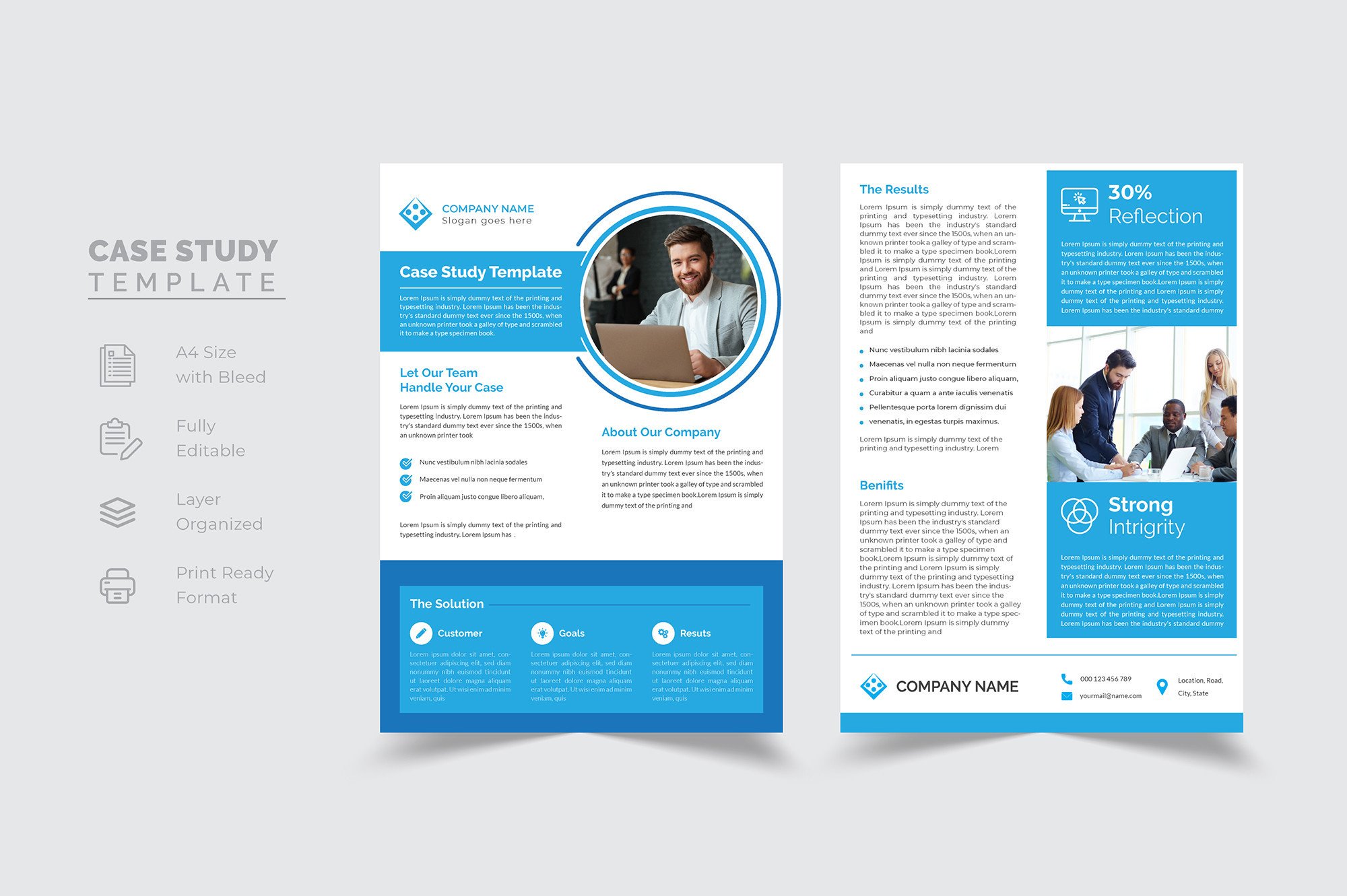 Case Study Template Graphic by orbit · Creative Fabrica