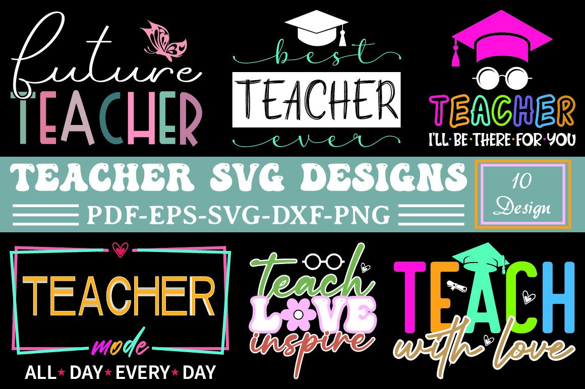Teacher Svg Designs Graphic By Thecraftable · Creative Fabrica 