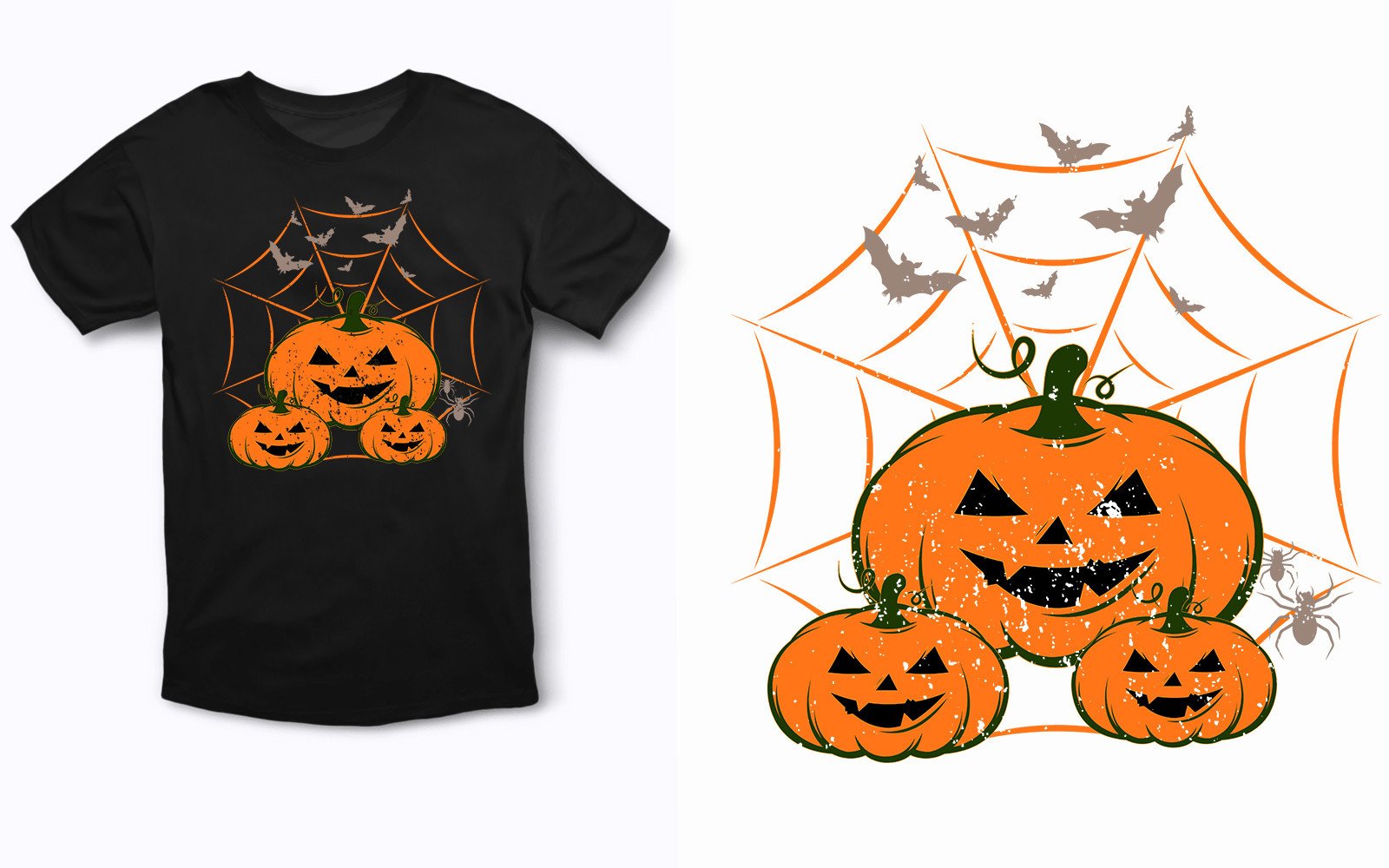 Halloween Face T-shirt Design, Happy Halloween T-shirt Design, Pumpkin T- shirt Design, T-shirt Design Vector Template Stock Illustration -  Illustration of card, clothing: 226558313