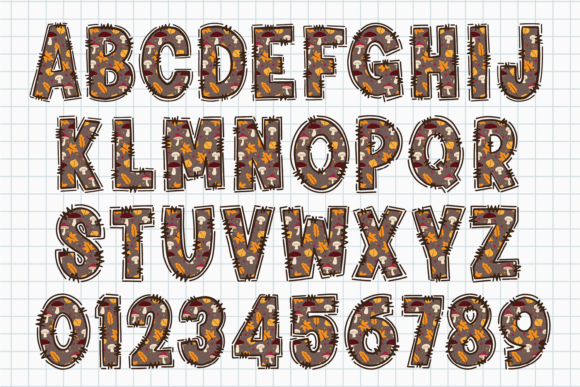 Back to School Alphabet Letters Numbers Graphic by october.store · Creative  Fabrica