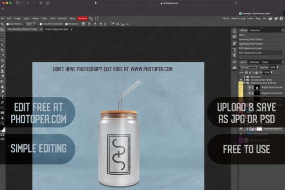 16oz Frosted Beer Can Mockup Graphic by BottledPixels · Creative Fabrica