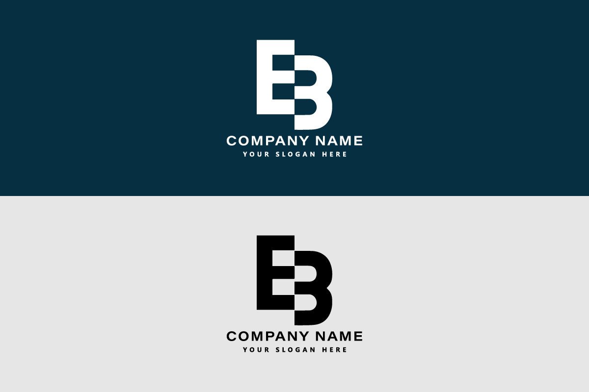 EB Letter Luxury Logo SVG Template. Graphic by graphicfirozkabir ...