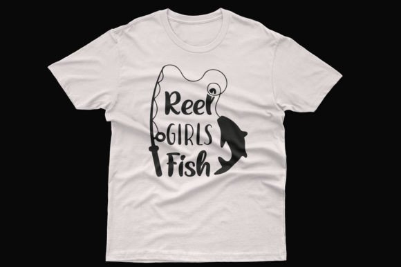 Reel Girls Fish SVG Fishing Shirt Fish Graphic by Hungry Art