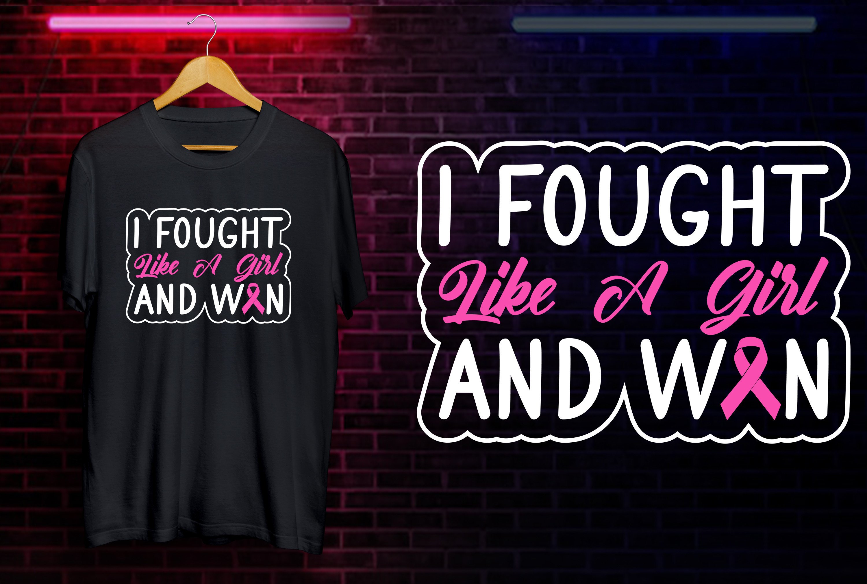 I Fought Like a Girl and Won Cancer SVG Graphic by Twist_Store ...