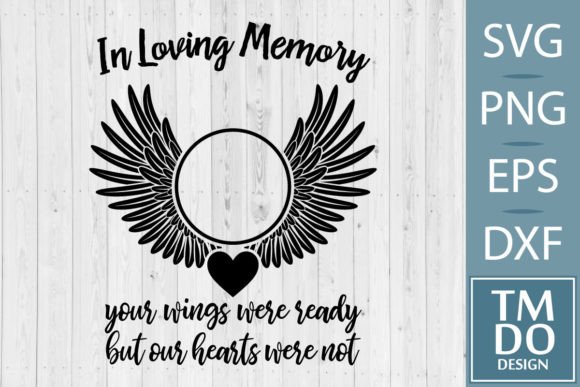 In Loving Memory, Memorial Frame, RIP Graphic by TMDOdesign · Creative  Fabrica