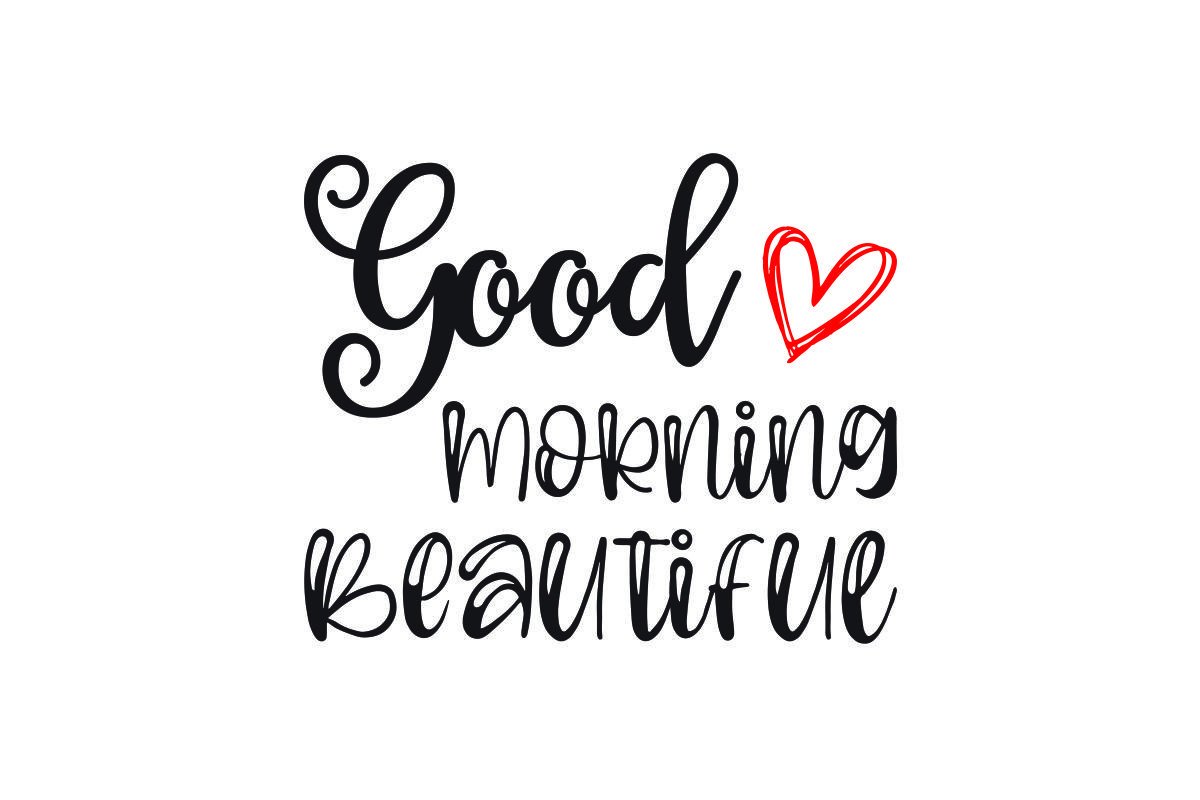 Good Morning Beautiful Graphic by skpathan4599 · Creative Fabrica