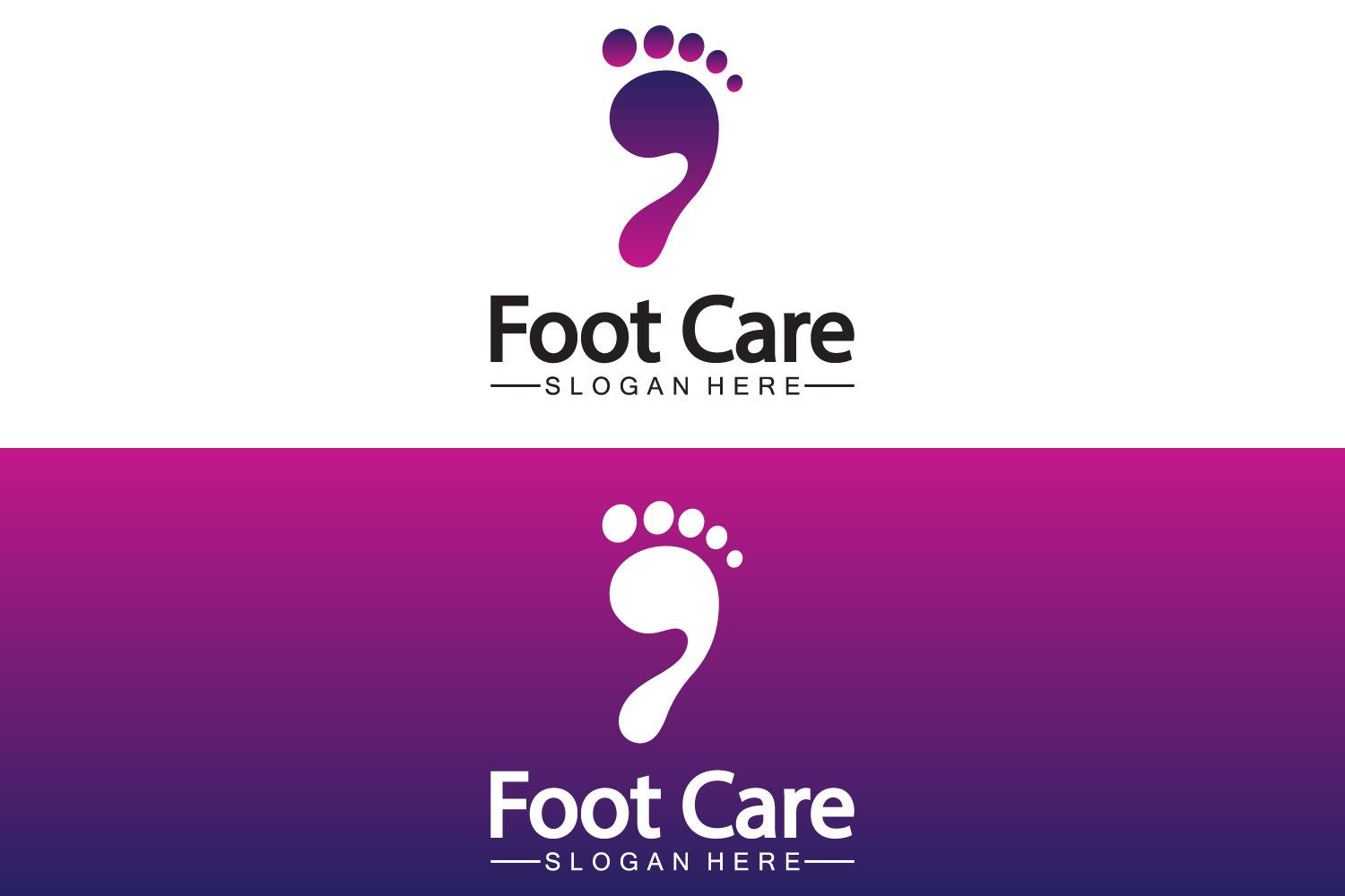 Foot Logo Design Vector Template Graphic by kosunar185 · Creative Fabrica