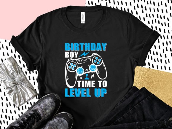 Papi of the Birthday Boy with Video Game Graphic by svgitemsstore ·  Creative Fabrica