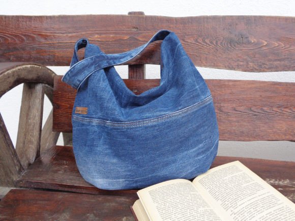 Large Hobo Bag Graphic by Make it in denim School · Creative Fabrica
