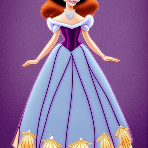 Desenhos para colorir de princesas Disney · Creative Fabrica