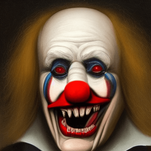 Donald Trump the Clown Rembrandt an Insidious Horror That's Creepy ...