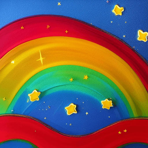 Rainbows and Stars Graphic · Creative Fabrica
