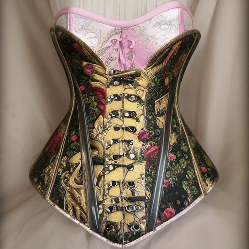Fantasy Phoenix Corset in Magical Forest Background · Creative Fabrica