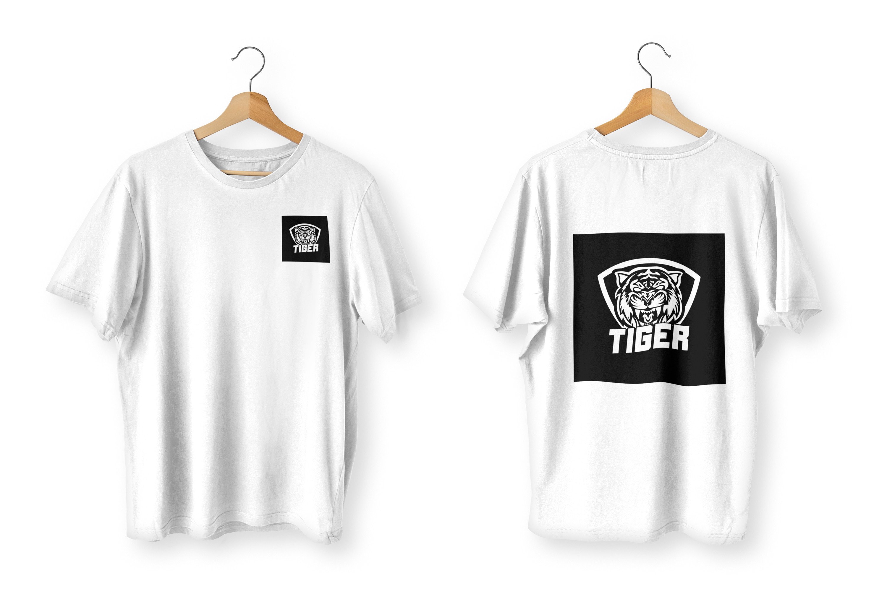Logo Black and White - Tiger Graphic by RANartLabs · Creative Fabrica