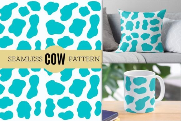 Cow Print Pattern Graphic by Rujstock · Creative Fabrica
