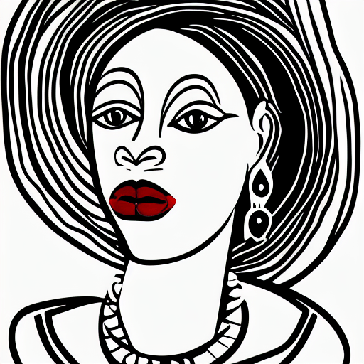 African Woman Portrait · Creative Fabrica