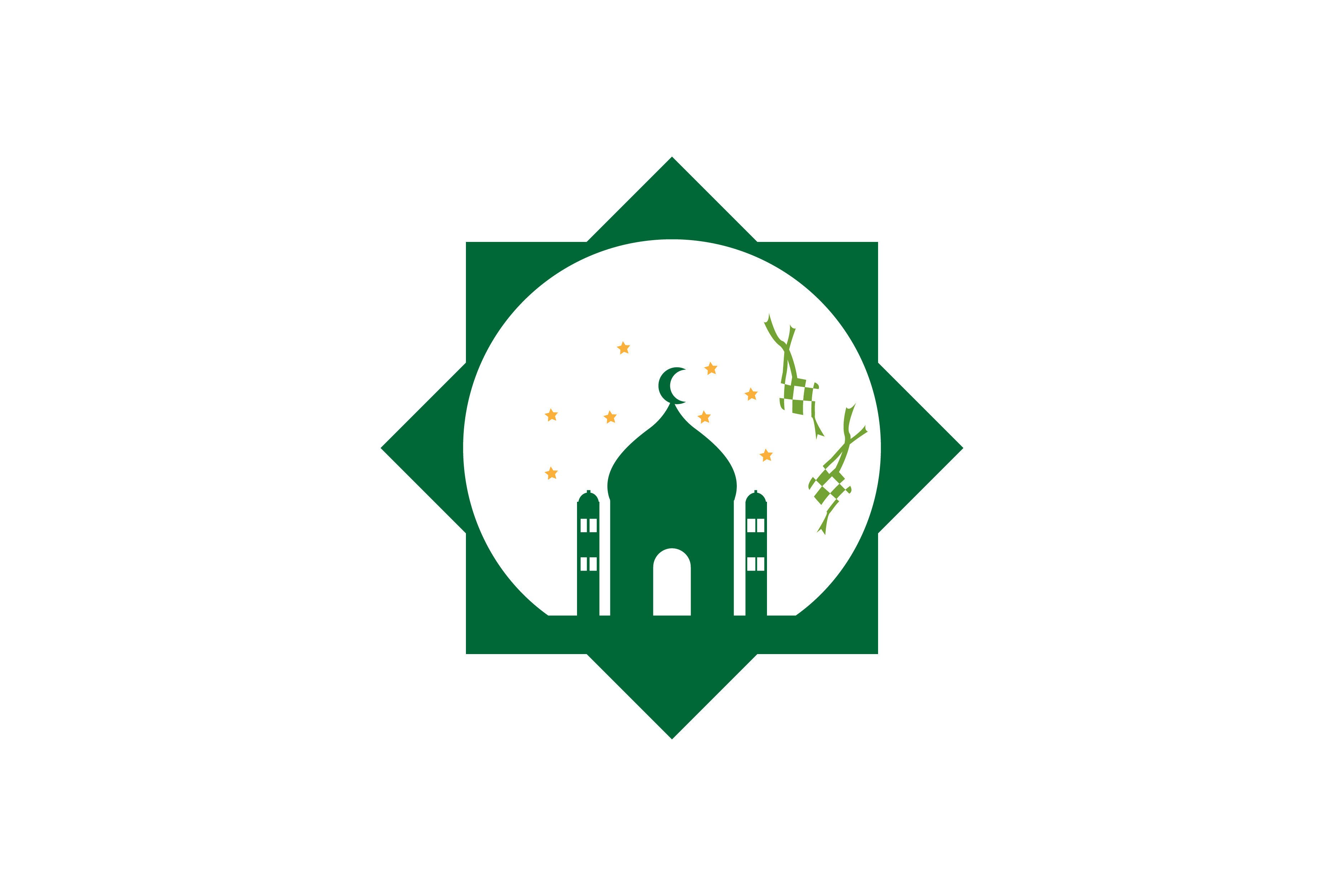 Ketupat Lebaran Idul Fitri Logo Graphic by fahrul.junianto · Creative ...