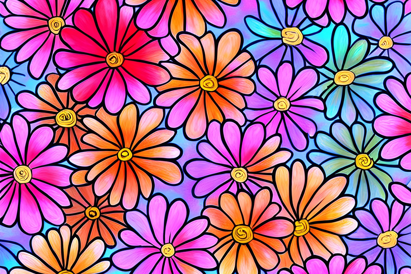 Daisy Flower Graphic by alenahada · Creative Fabrica