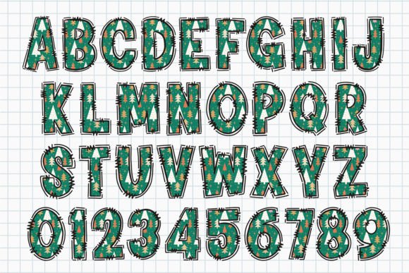 Christmas Alphabet L Letter · Creative Fabrica