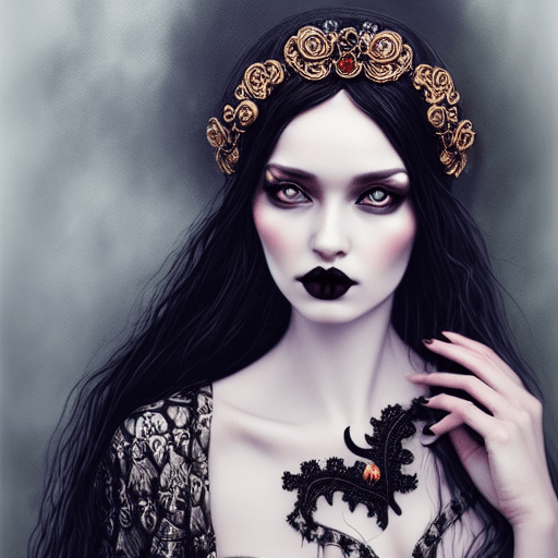 Gothic Goddess by Anna Dittmann · Creative Fabrica
