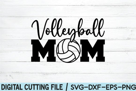 Volleyball Mom SVG Graphic by BD_Graphics Hub · Creative Fabrica