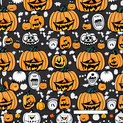 Best Halloween Pattern Scrapbook Paper Clipart · Creative Fabrica