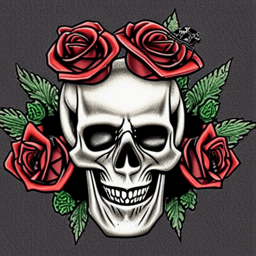 Skull Graphic with Harley Metallica AC/DC and IRON Maiden · Creative ...