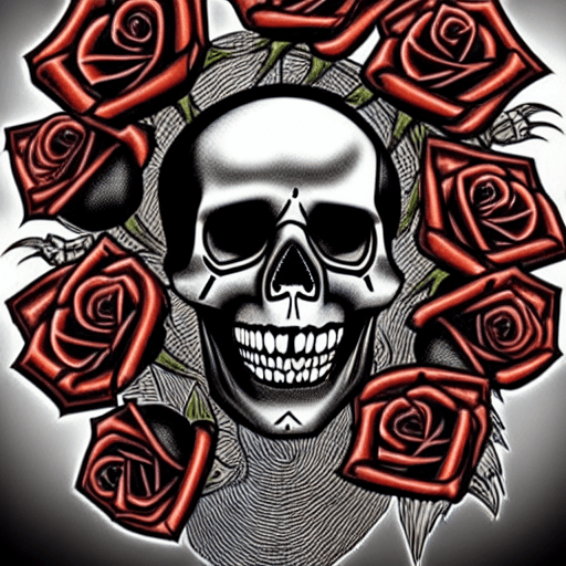 Skull Graphic with Harley Metallica AC/DC IRON Maiden Style · Creative ...