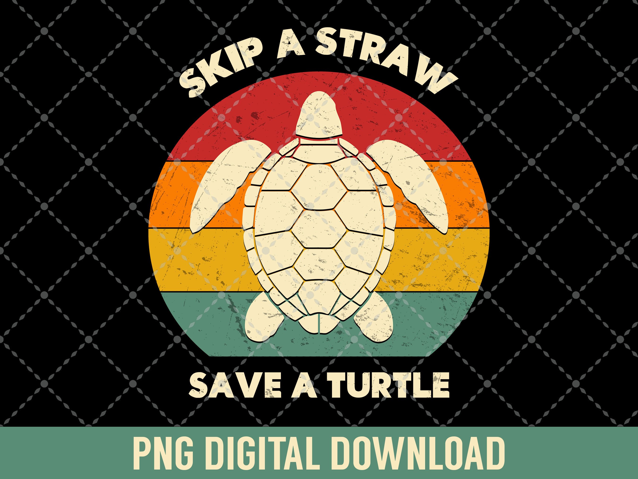 Skip a Straw Save a Turtle Awareness Graphic by SimpliciTeePlus ...