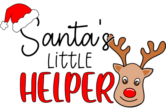 Santa S Little Helper Graphic By Glad Pants Crafts · Creative Fabrica