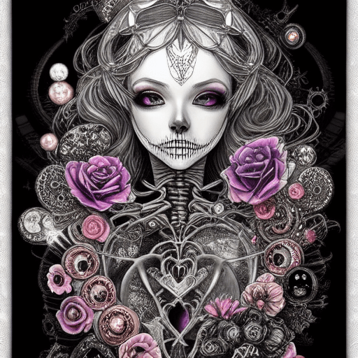 Hyper Detailed Skeleton in the Style of Charlie Bowater · Creative Fabrica