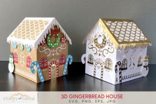 Gingerbread House Craft Kit Graphic by tshirtzone83 · Creative Fabrica