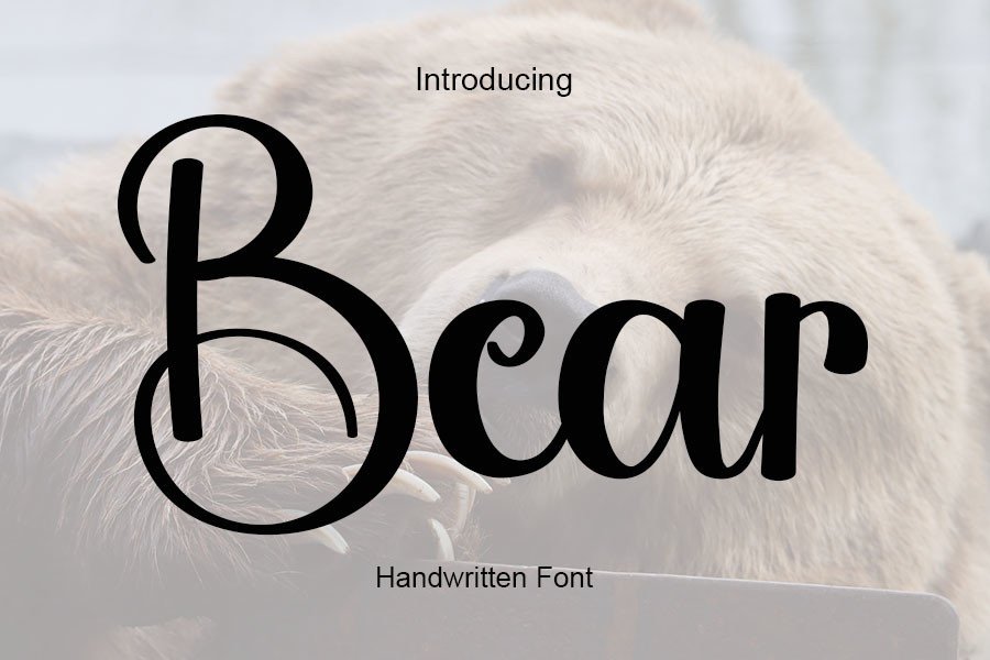 Bearish Brush Font by erlosDESIGN · Creative Fabrica