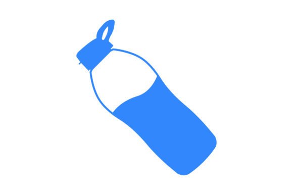 Plastic Reusable Water Bottle Icon Graphic by Prosanjit · Creative Fabrica